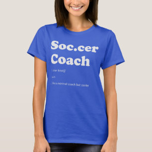 voetbal coach Definitie Funny Gift Sport Athlete T-shirt