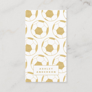 Voetbal coach en persoonlijke trainer visitekaartje