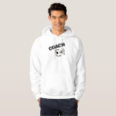 voetbal coach (fluitje/bal) hoodie (Voorkant volledig)