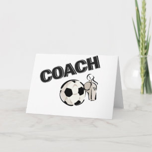 Voetbal coach (Fluitje/Bal) Kaart