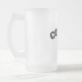 voetbal coach (fluitje/bal) matglas bierpul (Links)