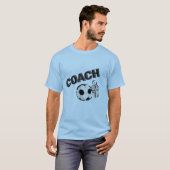 voetbal coach (fluitje/bal) t-shirt (Voorkant volledig)