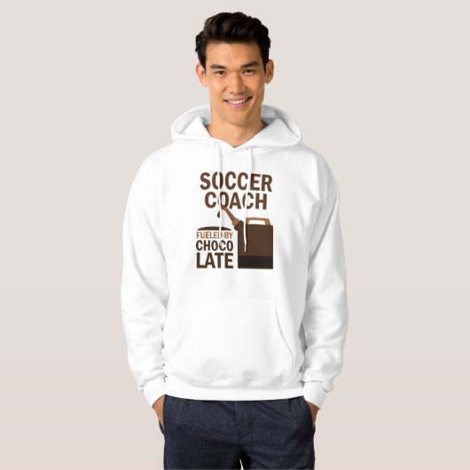 voetbal coach (Funny) Gift Hoodie (Voorkant volledig)