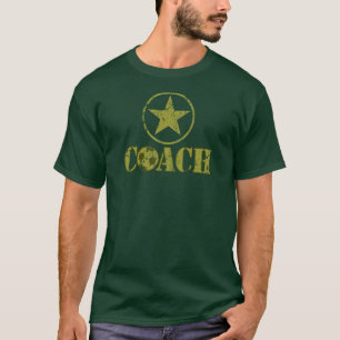 voetbal coach-generaal ster t-shirt