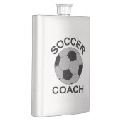 Voetbal coach Grijs Classic Flask Flacon (Rechts)