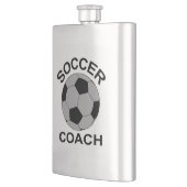 Voetbal coach Grijs Classic Flask Flacon (Links)