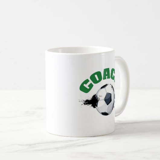Voetbal coach Koffie-Mok Koffiemok (Voorkant rechts)