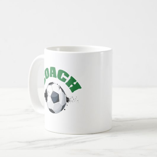 Voetbal coach Koffie-Mok Koffiemok (Voorkant links)