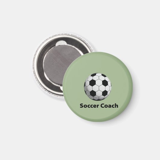 Voetbal coach-magneet magneet (Voorkant / Achterkant)