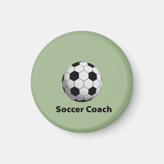 Voetbal coach-magneet magneet (Voorkant)