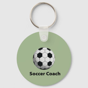 Voetbal coach magneet sleutelhanger