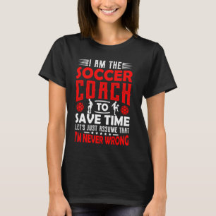 Voetbal coach Mannen Vrouwen Motivering bijten Ond T-shirt