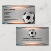 voetbal coach | Moderne sportgeschenken Visitekaartje (Voorkant / Achterkant)