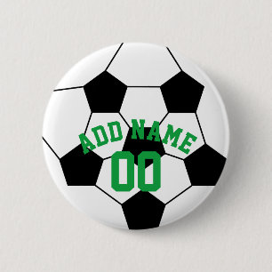 voetbal Coach - Moderne tekening Ronde Button 5,7 Cm