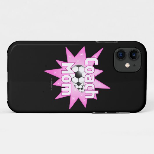 Voetbal Coach Moeder Case-Mate iPhone Case (Achterkant (horizontaal))