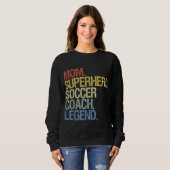 Voetbal coach moeder trui (Voorkant volledig)