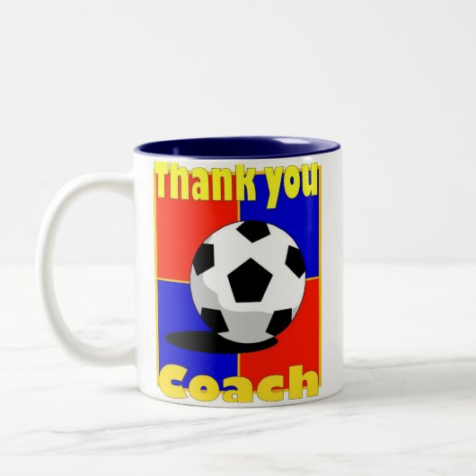 Voetbal coach mok (Links)