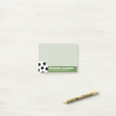 Voetbal Coach of leraar - Moderne tekening Post-it® Notes (Op bureau)