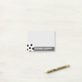 Voetbal Coach of leraar - Moderne tekening Post-it® Notes (Op bureau)