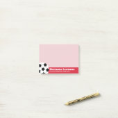 Voetbal Coach of leraar - Moderne tekening Post-it® Notes (Op bureau)