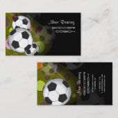 Voetbal coach- of voetbalkaarten contactkaartje (Voorkant / Achterkant)