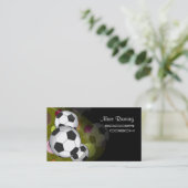 Voetbal coach- of voetbalkaarten contactkaartje (Staand voorkant)