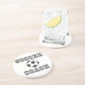 voetbal coach Onderzetters (Zijkant)