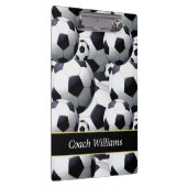 Voetbal coach op maat klembord (Rechts)