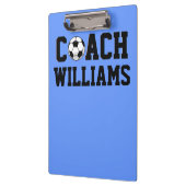 Voetbal coach op maat klembord (Links)