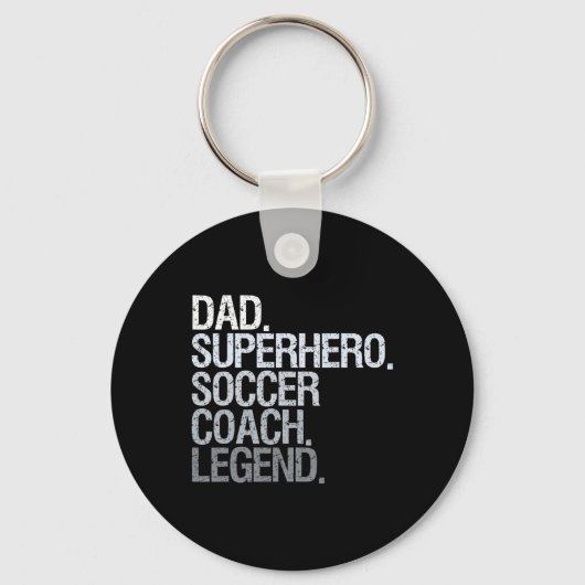 Voetbal Coach Papa Sleutelhanger (Voorkant)
