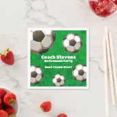 Voetbal coach Pensioen Partij Servet (Insitu)