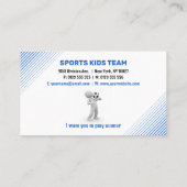 voetbal coach | Professioneel Sport Visitekaartje (Achterkant)