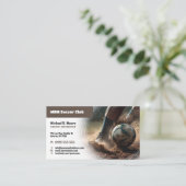 voetbal coach | Professionele instructeur Visitekaartje (Staand voorkant)