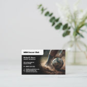 voetbal coach | Professionele instructeur Visitekaartje (Staand voorkant)