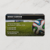 voetbal coach | Professionele instructeur Visitekaartje (Voorkant)