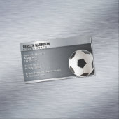 voetbal coach | Professionele sport Magnetisch Visitekaartje (Voorbeeld)
