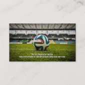 voetbal coach | Professionele sport Visitekaartje (Achterkant)
