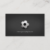 voetbal coach | Professionele sport Visitekaartje (Achterkant)