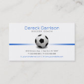 voetbal coach | Professionele sport Visitekaartje (Voorkant)