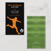 Voetbal coach (Sinaasappel) Visitekaartje (Voorkant / Achterkant)