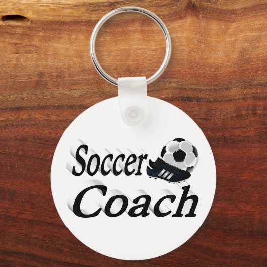 Voetbal coach sleutelhanger (Achterkant)