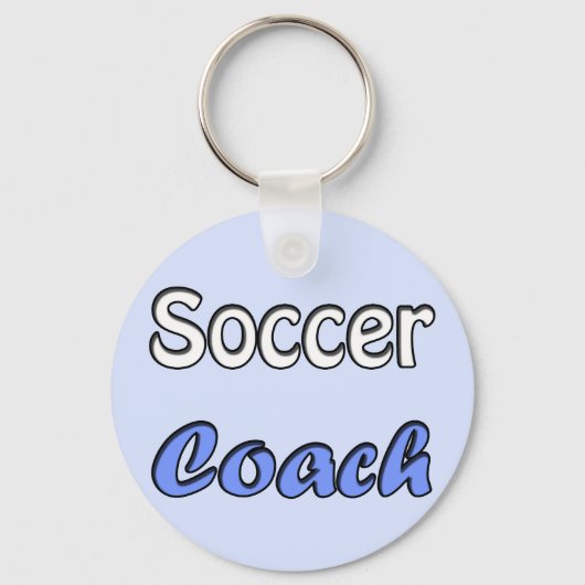 Voetbal coach sleutelhanger (Voorkant)