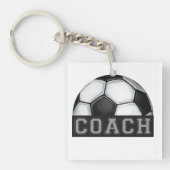 Voetbal coach sleutelhanger (Voorkant)