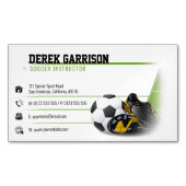 Voetbal coach | Sport Giften Magnetisch Visitekaartje (Voorkant)