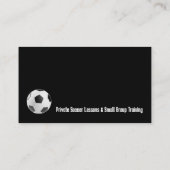 Voetbal coach | Sport Giften Visitekaartje (Achterkant)