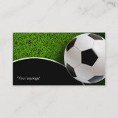 Voetbal coach | Sport Giften Visitekaartje (Achterkant)