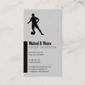 Voetbal coach | Sport Giften Visitekaartje (Voorkant)