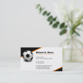 Voetbal coach | Sport Giften Visitekaartje (Staand voorkant)