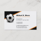 Voetbal coach | Sport Giften Visitekaartje (Voorkant)