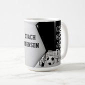 voetbal coach Sport Koffiemok (Voorkant rechts)